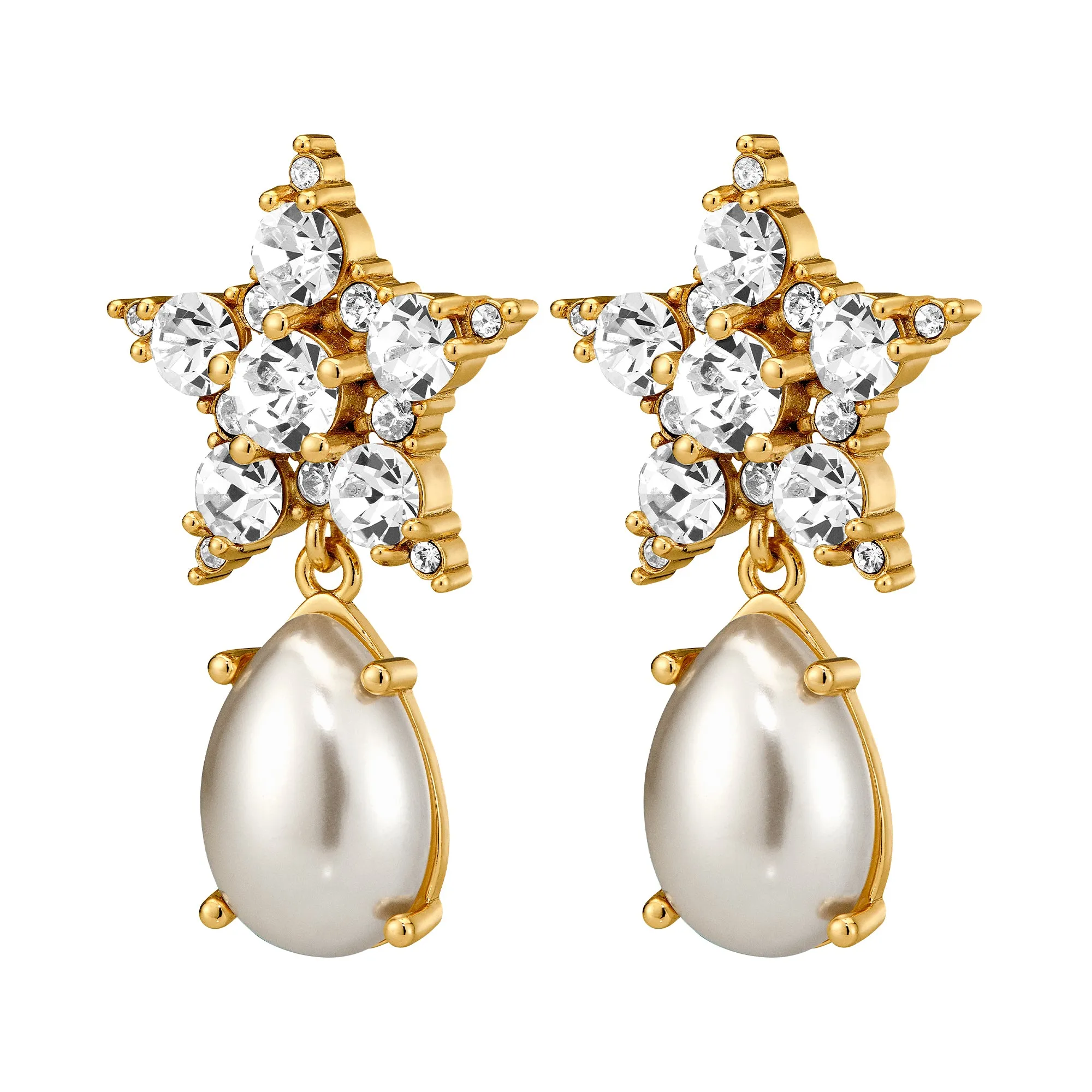 Dyrberg/Kern Jewellery Dyrberg Kern - Hydra SG Crystal / White Pearl