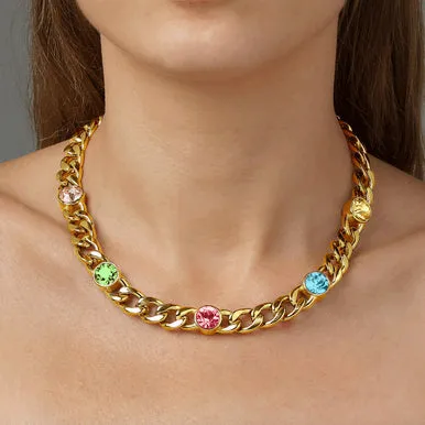 Dyrberg/Kern Jewellery Dyrberg/Kern -  Angelina Pastel Multi Necklace