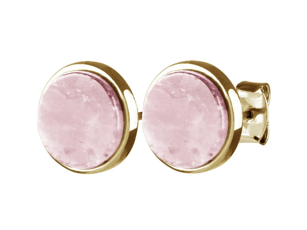 Dyrberg/Kern Jewellery Dyrberg/Kern Cork SG Rose Quartz Earring