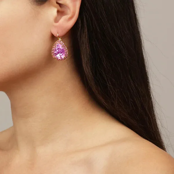 Dyrberg/Kern Jewellery Dyrberg/Kern - Fiora Gold Earrings Light Rose