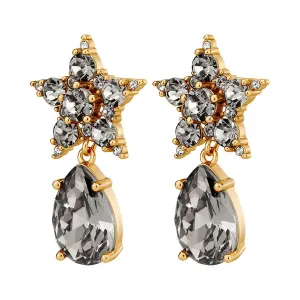 Dyrberg/Kern Jewellery Dyrberg/Kern - Hydra Gold Earrings  Grey