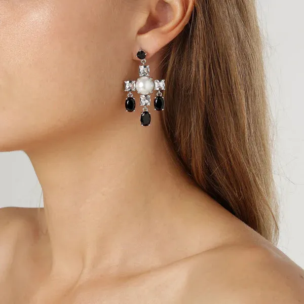 Dyrberg/Kern Jewellery Dyrberg/Kern - Leonora Shiny Silver Earrings