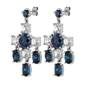 Dyrberg/Kern Jewellery Dyrberg/Kern - Leonora SS Royal Blue/Crystal