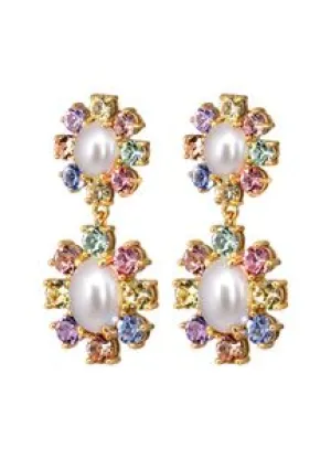 Dyrberg/Kern Jewellery Dyrberg/Kern - Lina SG Pastel Multi & White Pearl