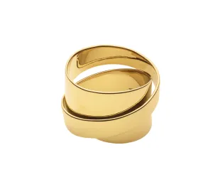 Dyrberg/Kern Jewellery Dyrberg/Kern Louie Shiny Gold Ring - Size 2