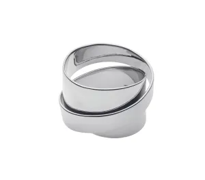 Dyrberg/Kern Jewellery Dyrberg/Kern Louie Shiny Silver Ring - Size 3