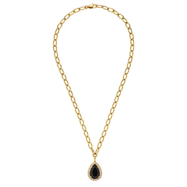 Dyrberg/Kern Jewellery Dyrberg/Kern -  Metta Gold Necklace Black & Golden