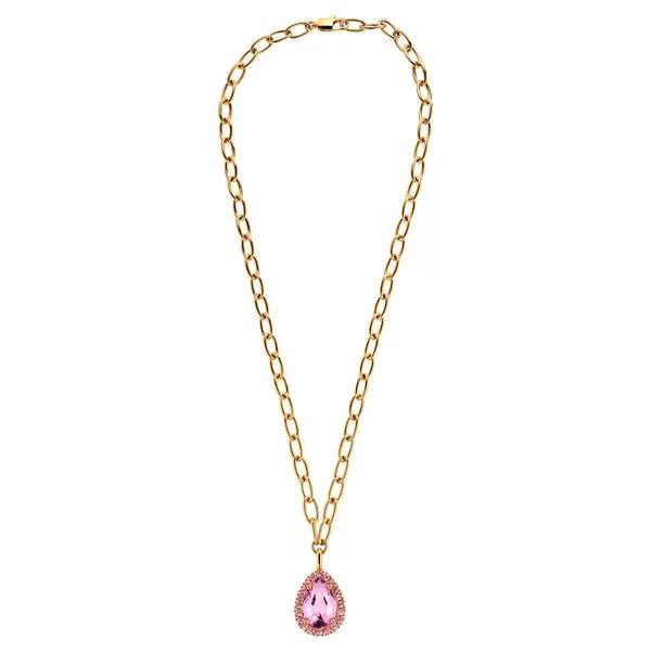 Dyrberg/Kern Jewellery Dyrberg/Kern - Metta Gold Necklace Light Rose