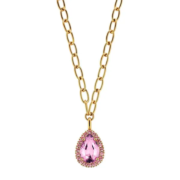 Dyrberg/Kern Jewellery Dyrberg/Kern - Metta Gold Necklace Light Rose