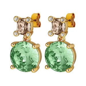 Dyrberg/Kern Jewellery Dyrberg/Kern -  Nicola Gold Earrings Light Green & Golden