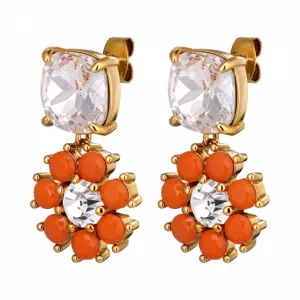 Dyrberg/Kern Jewellery Dyrberg/Kern - Poppy Sg Coral & Crystal