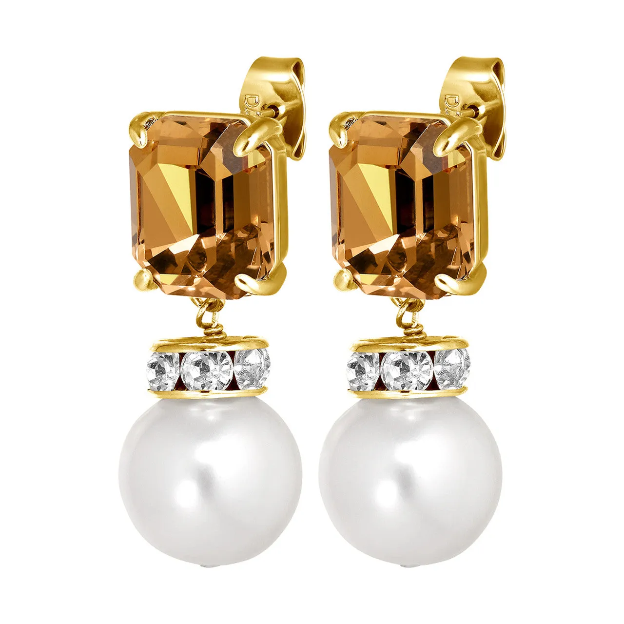 Dyrberg/Kern Jewellery Dyrberg/Kern - Wali SG Golden & White Pearl