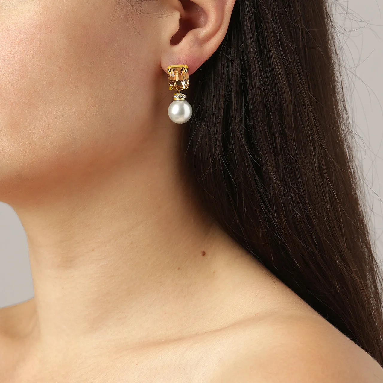 Dyrberg/Kern Jewellery Dyrberg/Kern - Wali SG Golden & White Pearl