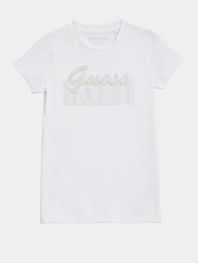 Eco Kyanna Logo Tee (7-14) ruffle tops girls, long sleeve tees girls