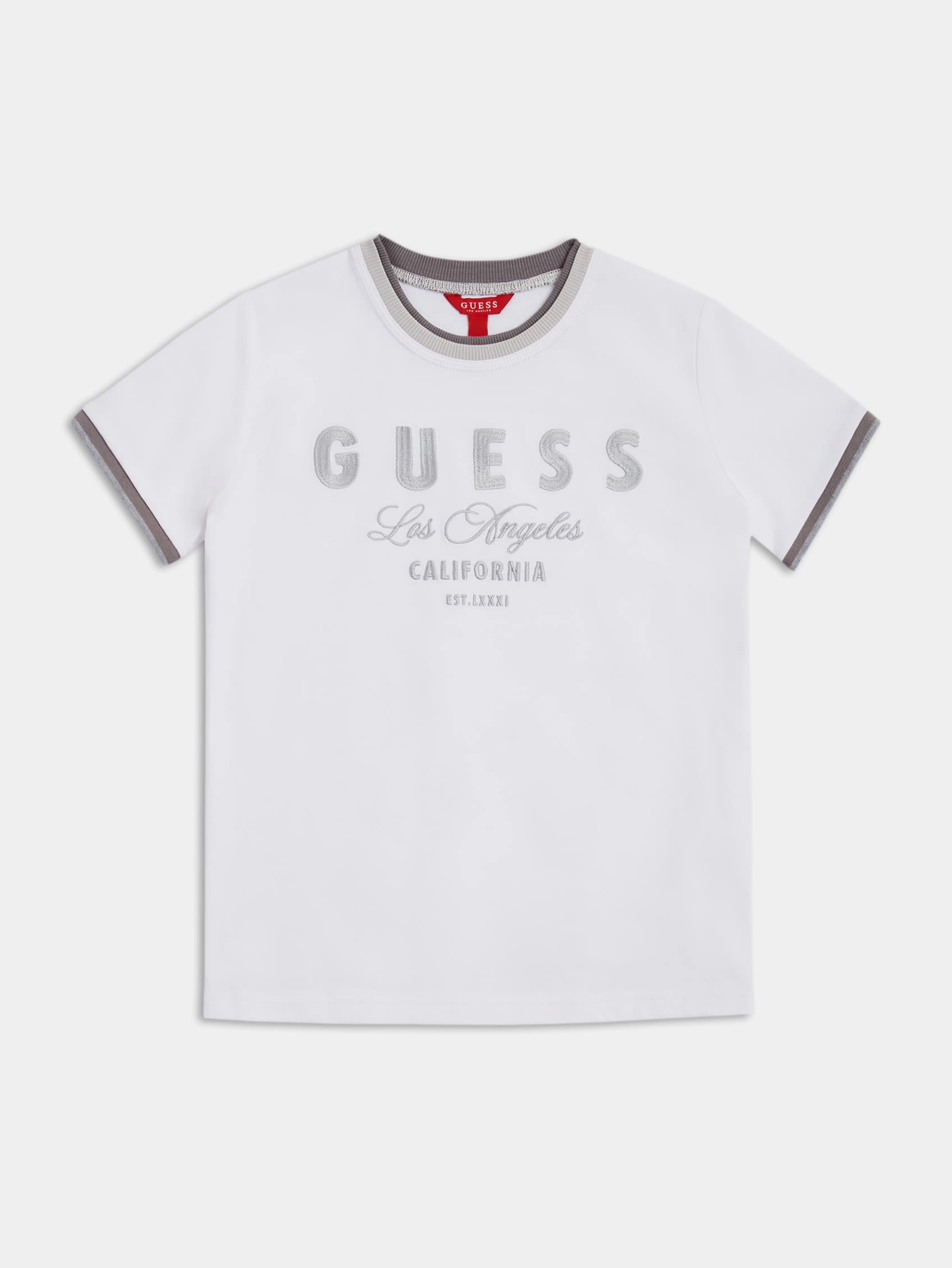 Eco Nathaniel Logo Tee (7-16) Boys Henley T Shirt