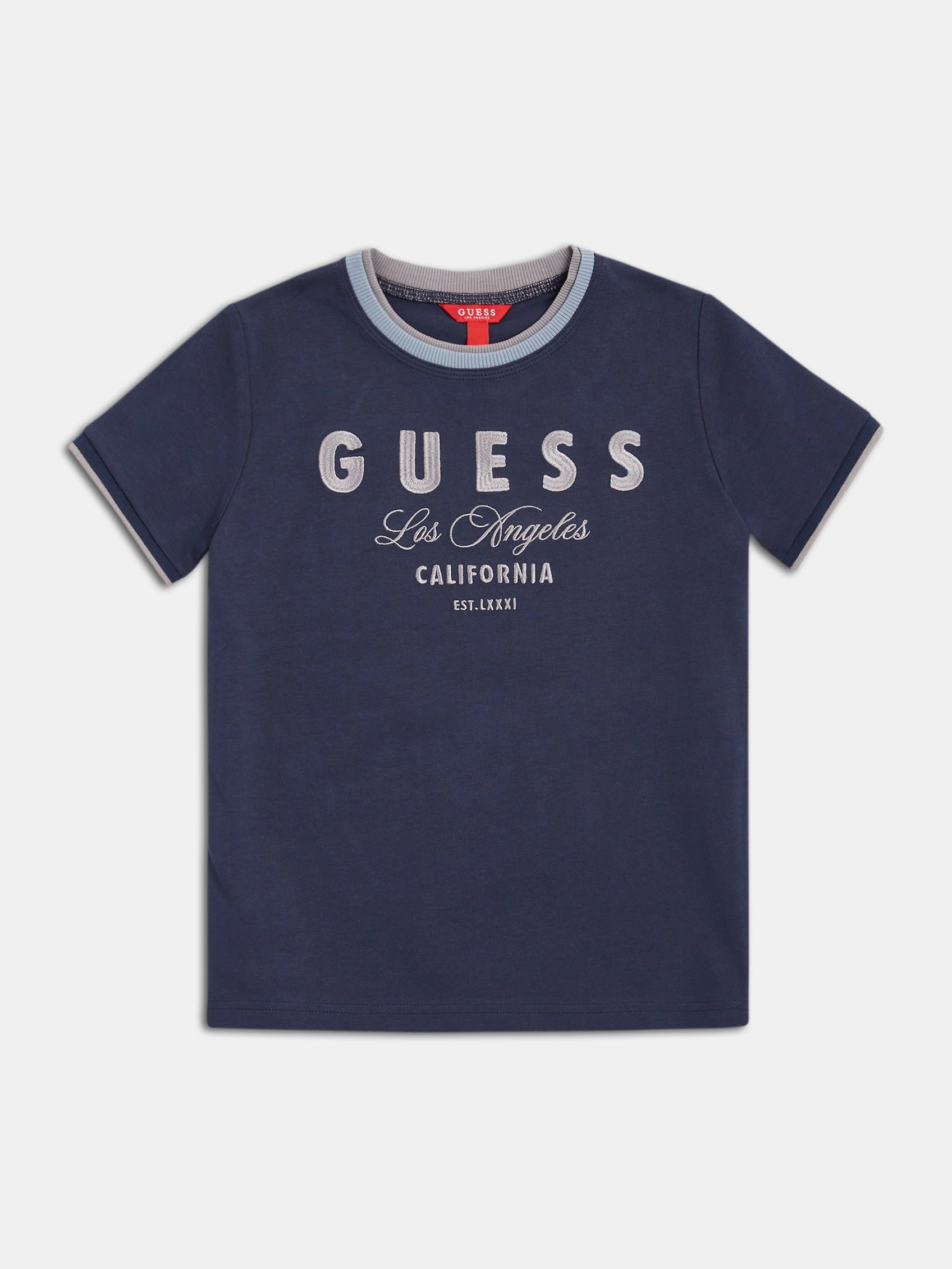 Eco Nathaniel Logo Tee (7-16) Boys Henley T Shirt