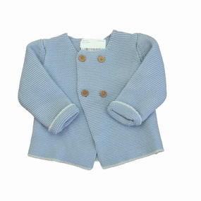 Elegant Baby Girls Blue Cardigan girls knit pullovers, cardigan sweaters girls