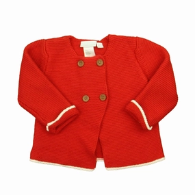 Elegant Baby Girls Red Cardigan girls knit pullovers, cardigan sweaters girls