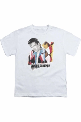 Elvis Presley Speedway Short Sleeve Juvenile Tee / T-Shirt graphic tees for boys, polo shirts boys