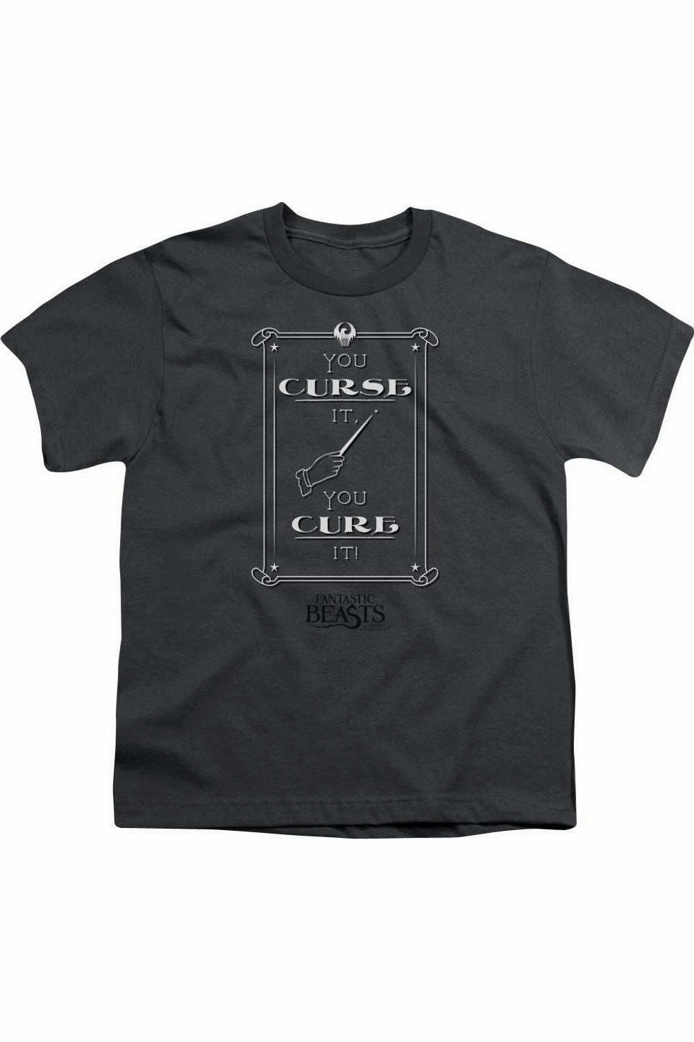 Fantastic Beasts Curse It Short Sleeve Youth Tee / T-Shirt graphic tees for boys, polo shirts boys