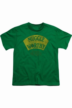 Fantastic Beasts Muggle Worthy Short Sleeve Youth Tee / T-Shirt graphic tees for boys, polo shirts boys