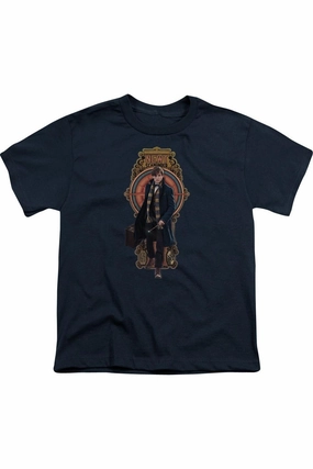 Fantastic Beasts Newt Scamander Short Sleeve Youth Tee / T-Shirt graphic tees for boys, polo shirts boys