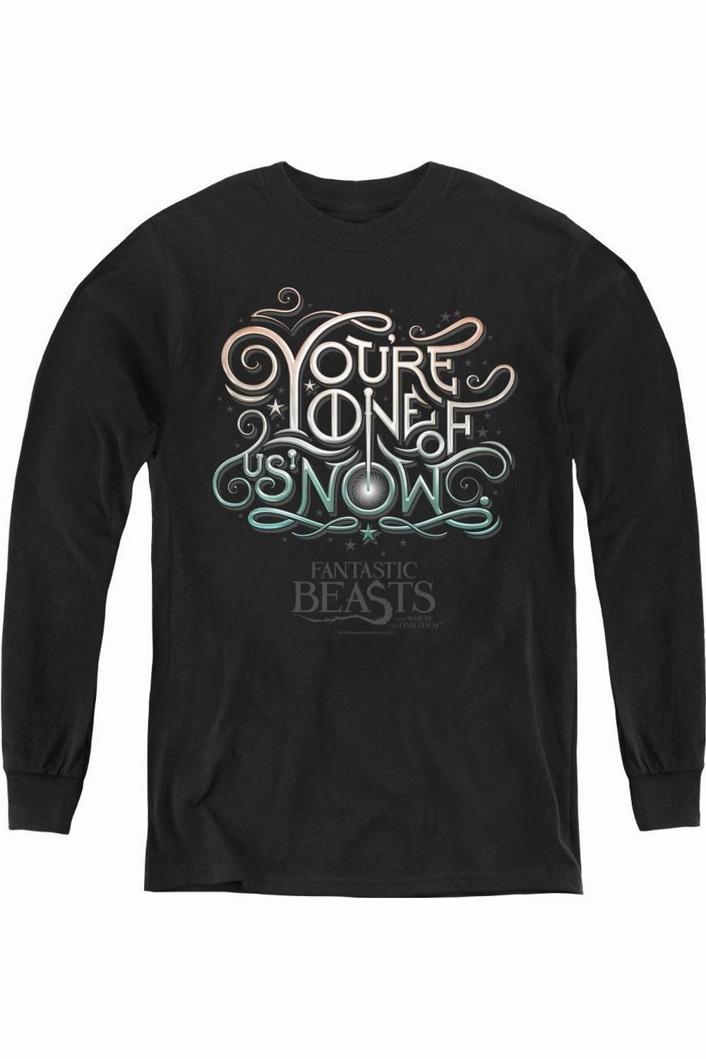 Fantastic Beasts One Of Us Youth Long Sleeve Tee / T-Shirt graphic tees for boys, polo shirts boys