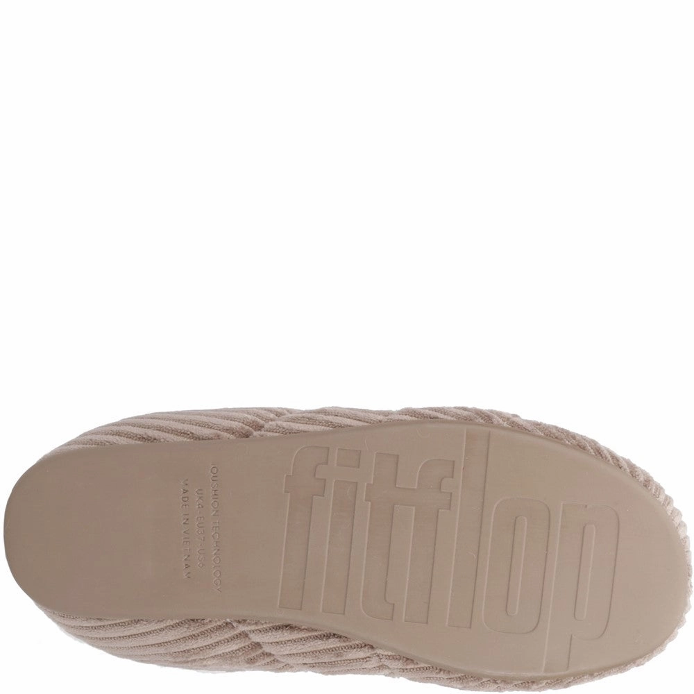 Fitflop Chrissie Corduroy Slippers Women's Sneakers Casual Walking Shoes
