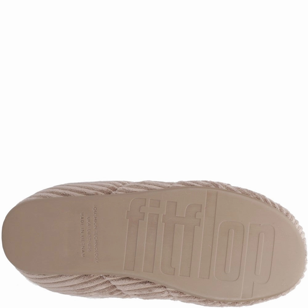 Fitflop Chrissie Corduroy Slippers Women's Sneakers Casual Walking Shoes