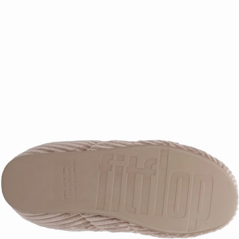 Fitflop Chrissie Corduroy Slippers Women's Sneakers Casual Walking Shoes