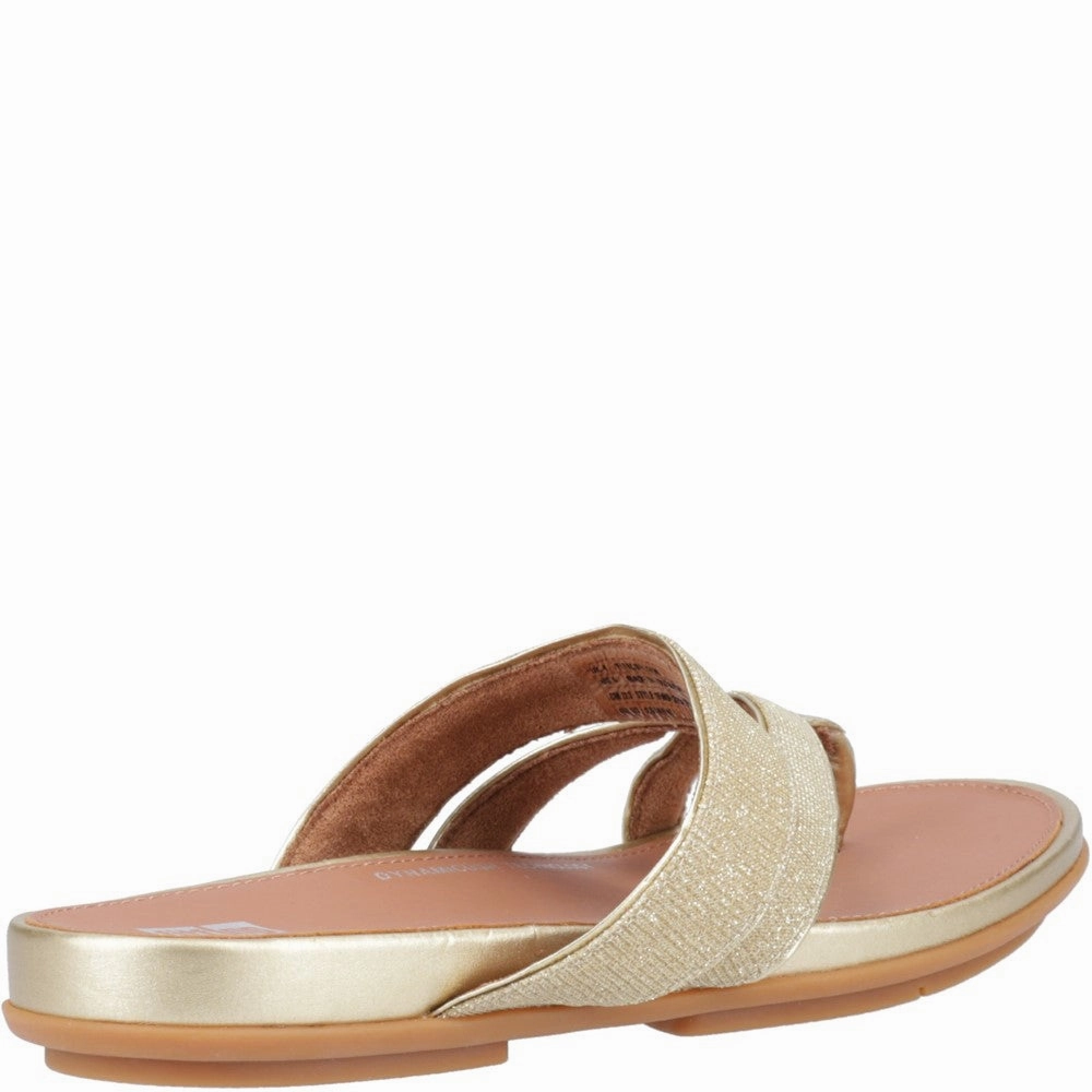 Fitflop Gracie Shimmerlux Strappy Toe Post Sandals Women's Sneakers Casual Walking Shoes