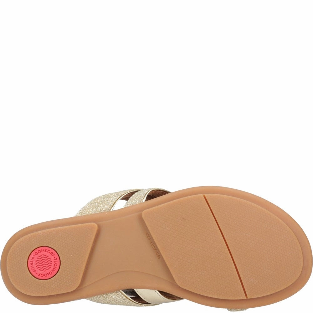 Fitflop Gracie Shimmerlux Strappy Toe Post Sandals Women's Sneakers Casual Walking Shoes
