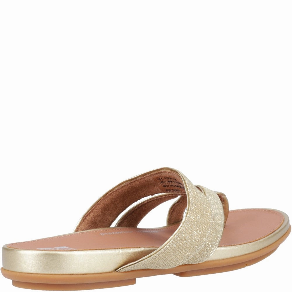 Fitflop Gracie Shimmerlux Strappy Toe Post Sandals Women's Sneakers Casual Walking Shoes