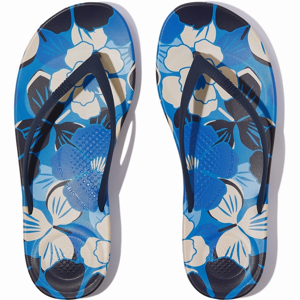 Fitflop iQushion Blossom Flip Flops Women's Sneakers Casual Walking Shoes