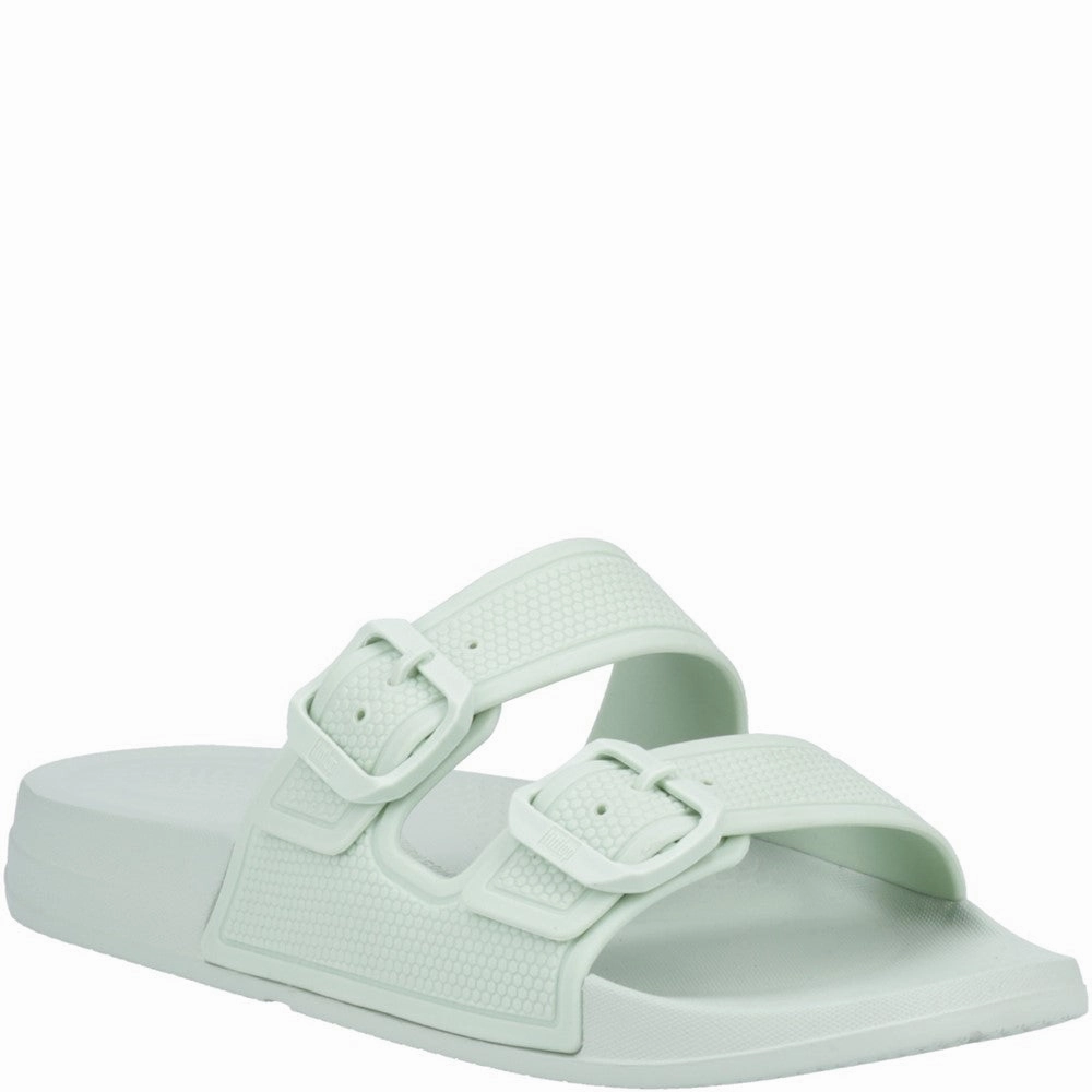 Fitflop iQUSHION Slides Lightweight Running Shoes,Slip On Athletic Shoes,Breathable Workout Shoes
