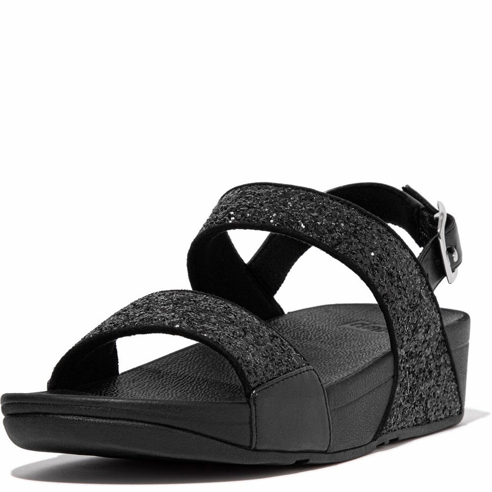 Fitflop Lulu Glitter Sandals Lightweight Running Shoes,Slip On Athletic Shoes,Breathable Workout Shoes