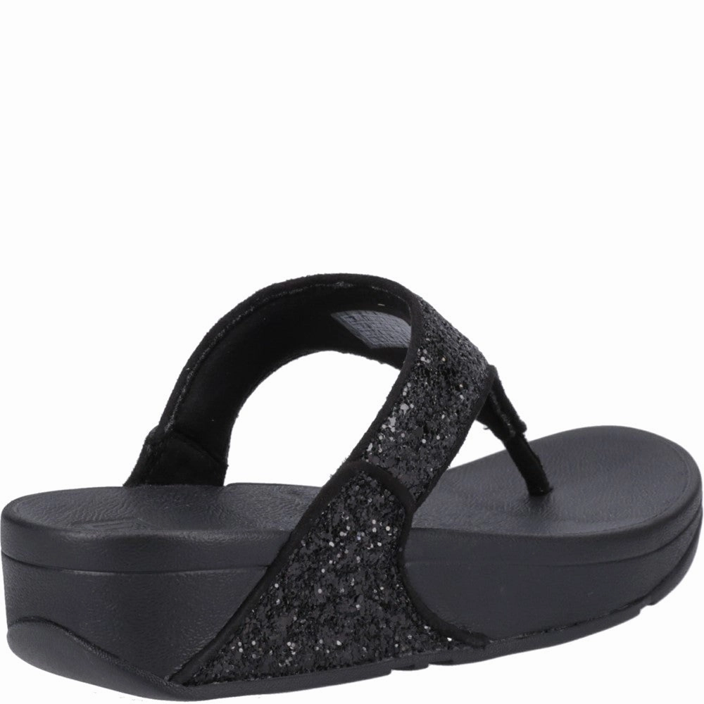 Fitflop Lulu Glitter Toe-Post Sandals Women's Sneakers Casual Walking Shoes