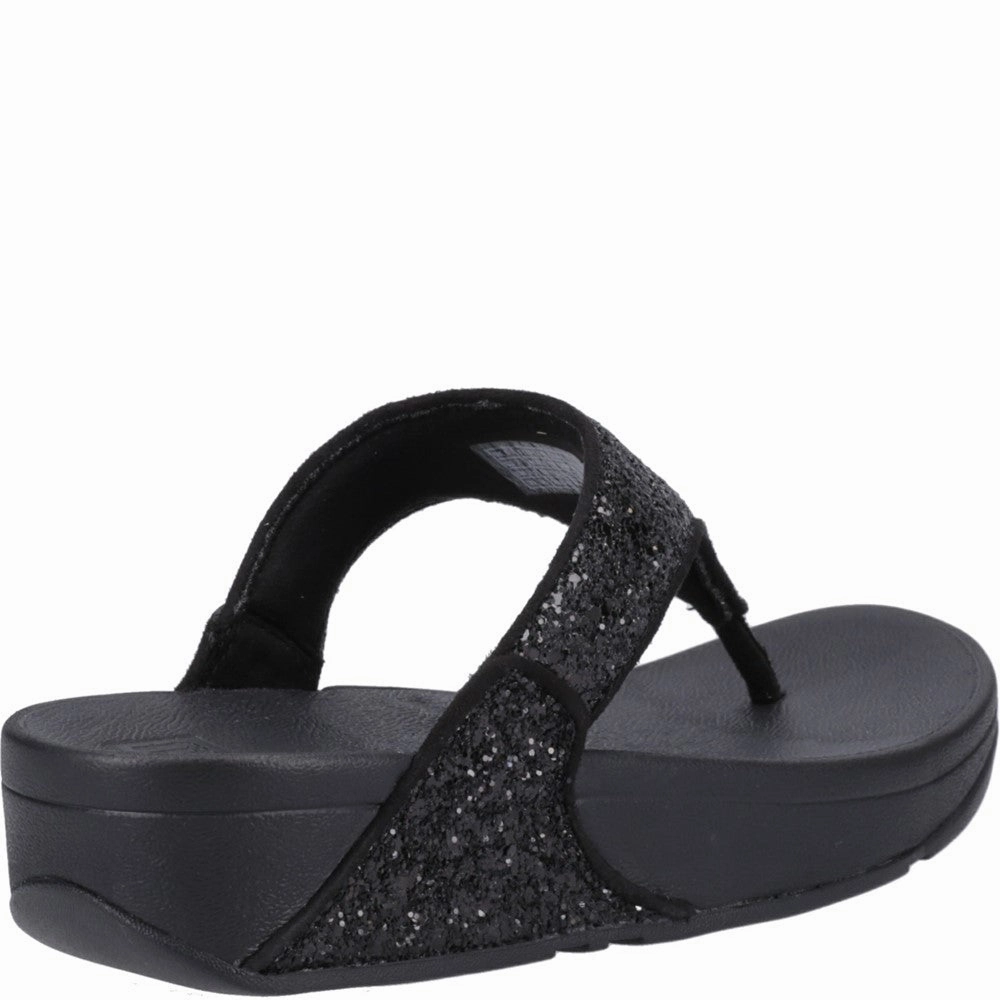 Fitflop Lulu Glitter Toe-Post Sandals Women's Sneakers Casual Walking Shoes