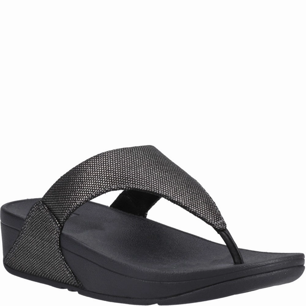 Fitflop Lulu Glitz Toe Post Sandals Lightweight Running Shoes,Slip On Athletic Shoes,Breathable Workout Shoes