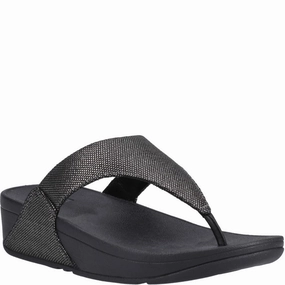 Fitflop Lulu Glitz Toe Post Sandals Lightweight Running Shoes,Slip On Athletic Shoes,Breathable Workout Shoes