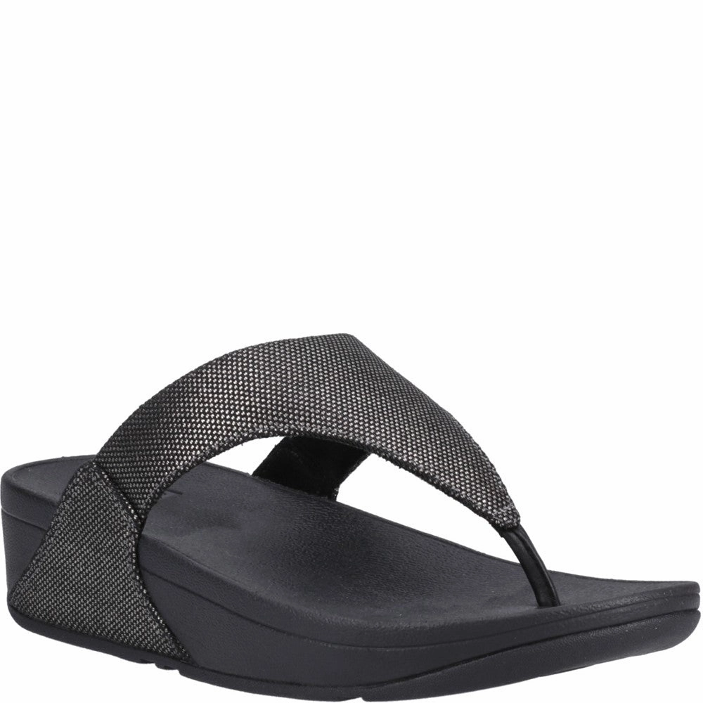Fitflop Lulu Glitz Toe Post Sandals Lightweight Running Shoes,Slip On Athletic Shoes,Breathable Workout Shoes