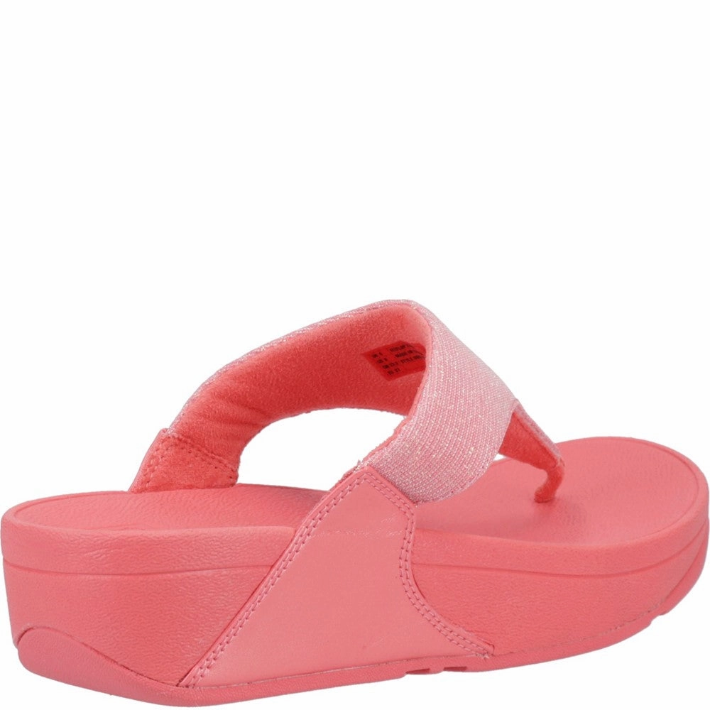 Fitflop Lulu Shimmerlux Toe Post Sandals Women's Sneakers Casual Walking Shoes