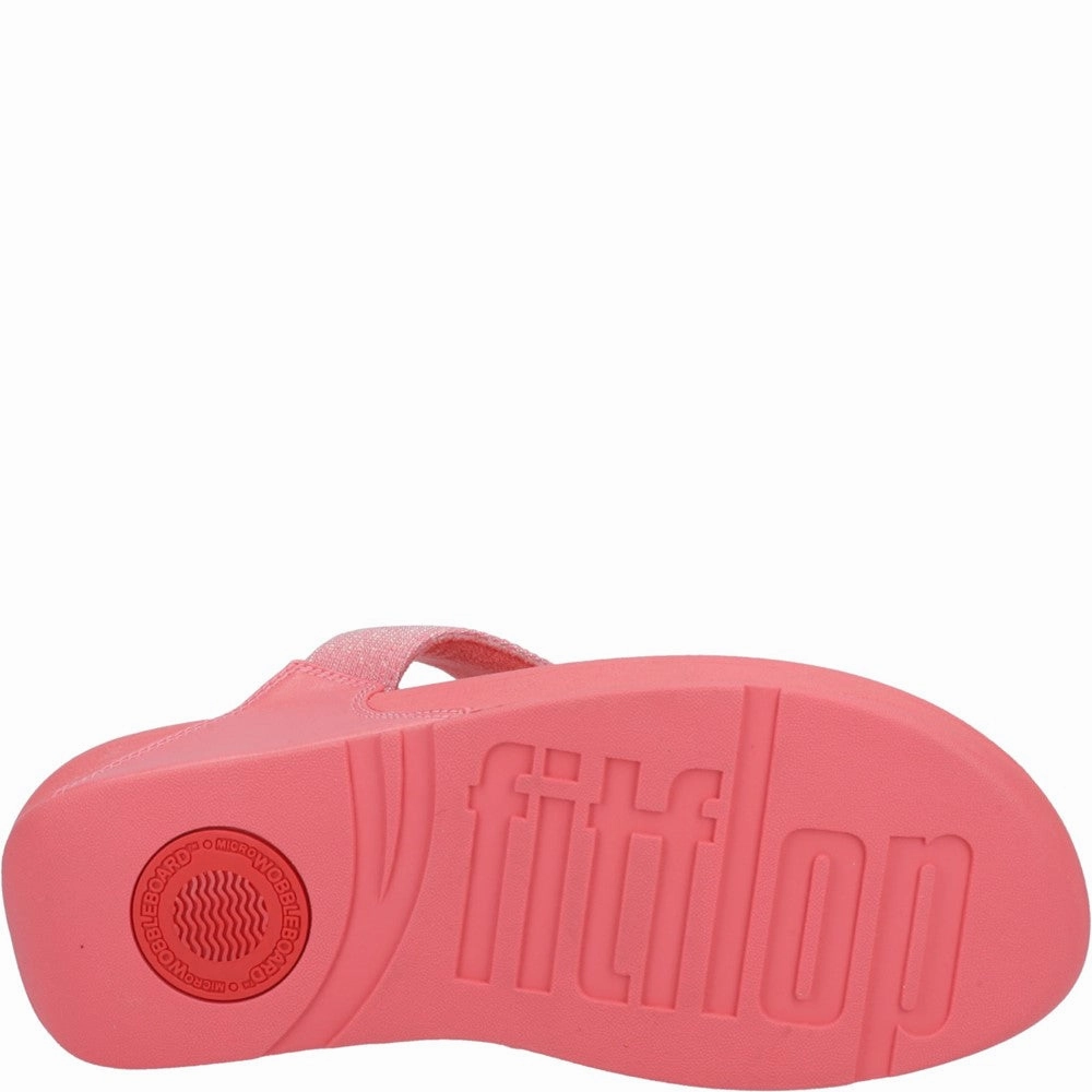 Fitflop Lulu Shimmerlux Toe Post Sandals Women's Sneakers Casual Walking Shoes
