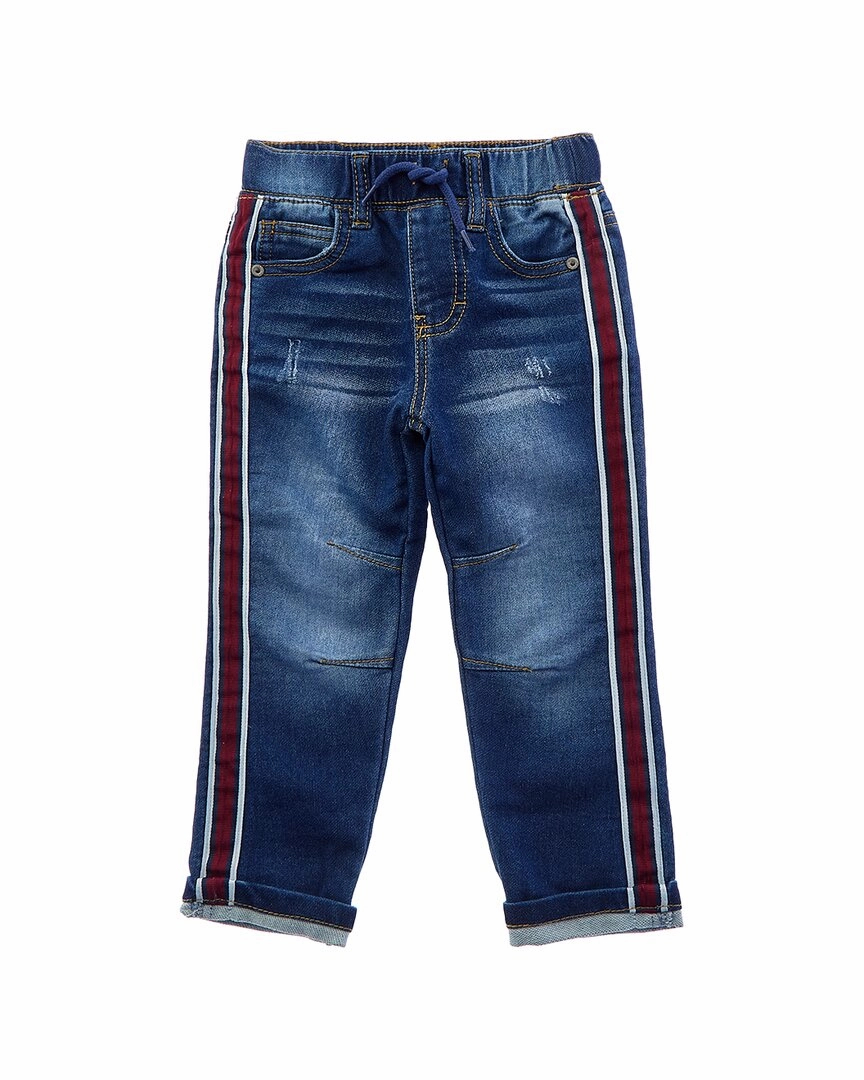 Flapdoodles Taping Denim Jean boys jogger pants, school uniform pants boys