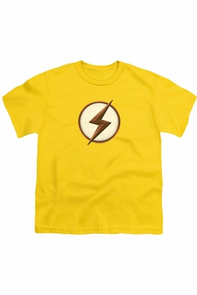 Flash Kid Flash Logo Short Sleeve Youth Tee / T-Shirt graphic tees for boys, polo shirts boys