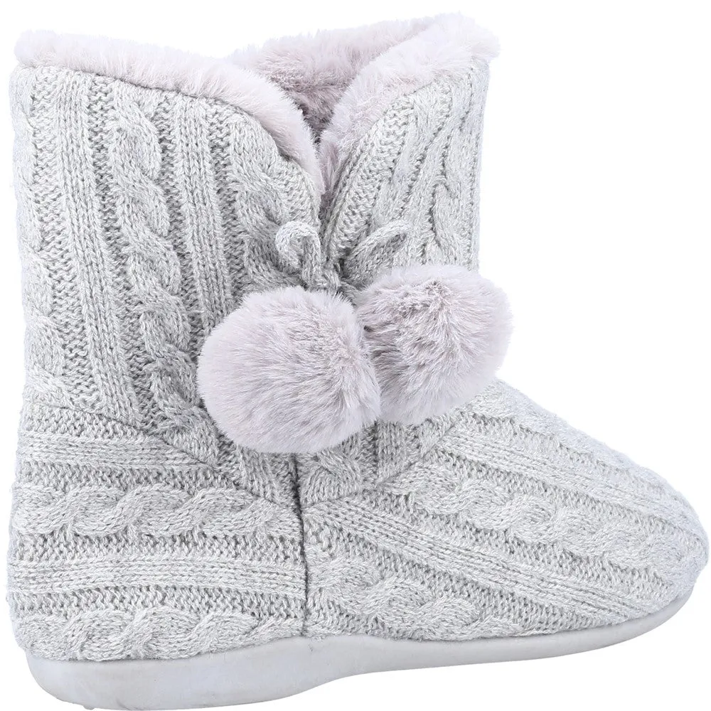 Fleet & Foster Apple Knitted Bootie Slipper Women's Sneakers Casual Walking Shoes