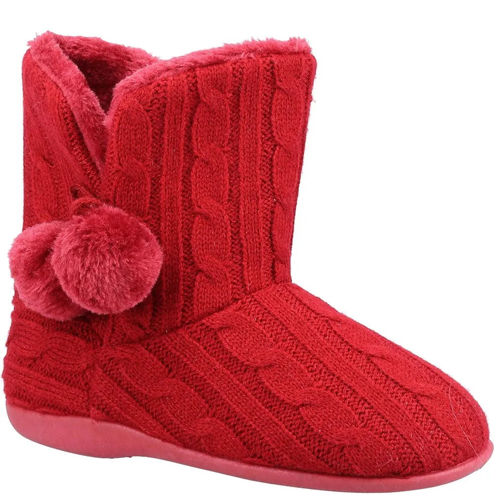 Fleet & Foster Apple Knitted Bootie Slipper Lightweight Running Shoes,Slip On Athletic Shoes,Breathable Workout Shoes