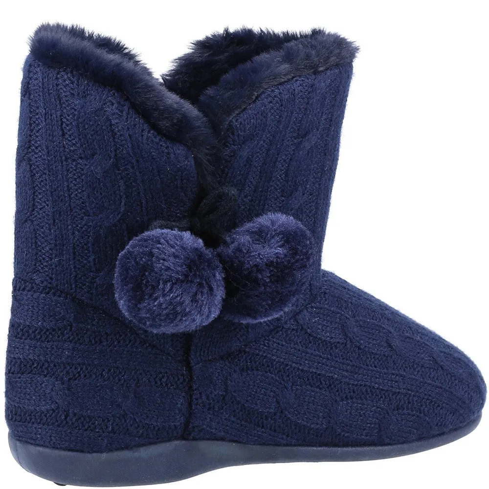 Fleet & Foster Apple Knitted Bootie Slipper Women's Sneakers Casual Walking Shoes