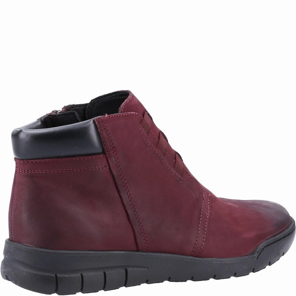 Fleet & Foster Carmen  Zip Ankle Boot Women's Sneakers Casual Walking Shoes