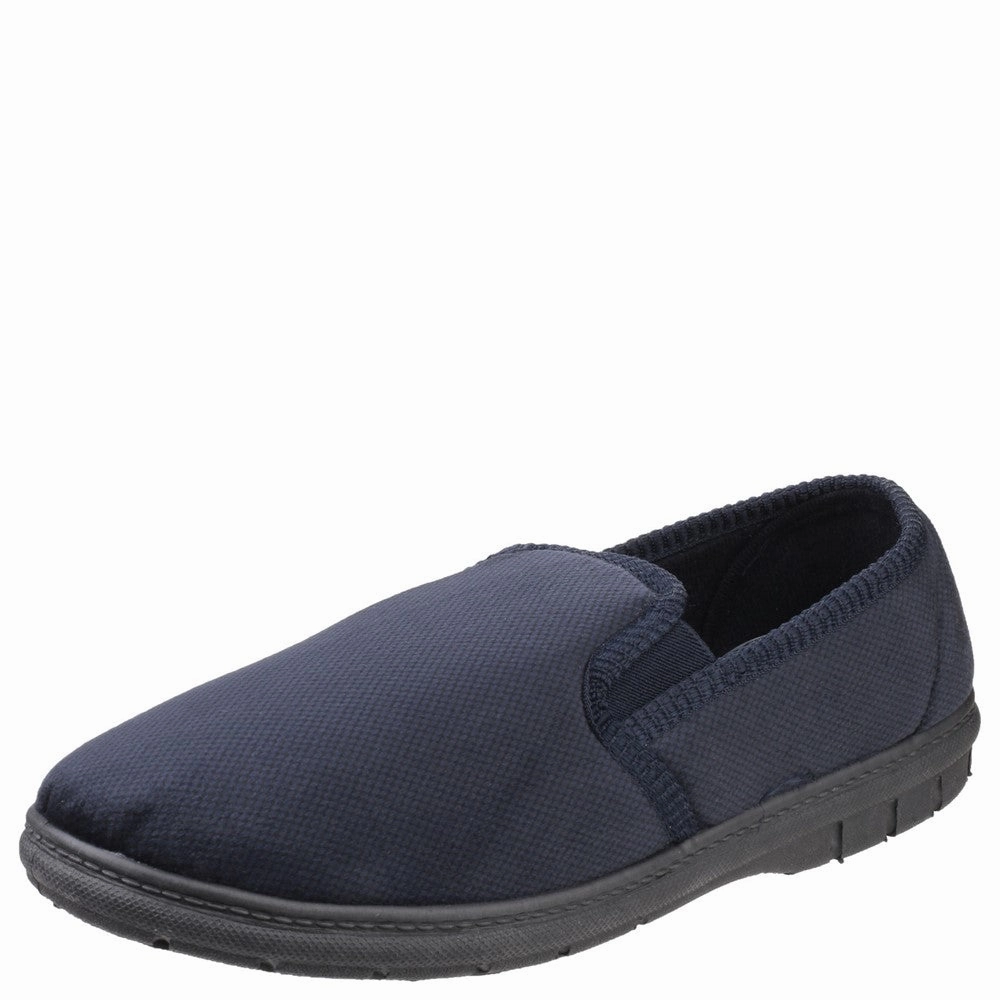 Fleet & Foster John Twin Gusset Memory Foam Slipper Men's Sports Casual Shoes